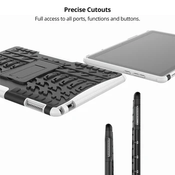 Prípad pre Huawei MediaPad M5 Lite 10.1 BAH2-W19/L09/W09 Deti Prípade Ťažkých Hybrid Shockproof Kryt s Stojan Tabletu Funda