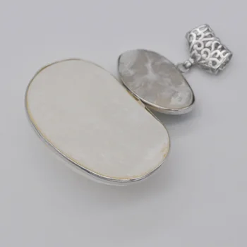 Prírodná Biela Perla Shell Nový Zéland Abalone Prívesok Módne Šperky Za Dar S149