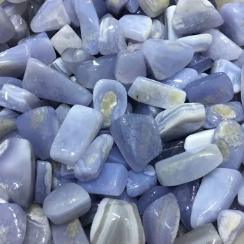 Prírodný kameň Achát leštené Modrá Čipky achát rozhádzané kamene pre Home Decor