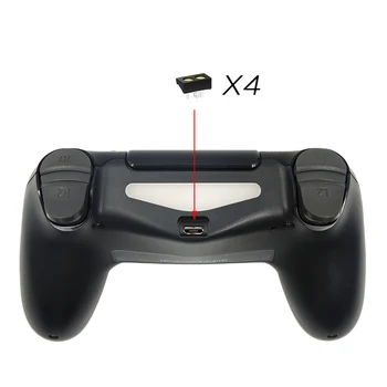 PS4 Radič Nabíjačku Stanice s 4 Micro USB Nabíjanie hardvérovými kľúčmi Dual Nabíjací Dok pre PS4 Slim/Pro Ovládač s LED Indikátor