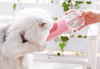 Psa Fedding Fľašu 350 ml pre potravinársky Plastové Vonkajšie Cestovné Prenosné Pet, Pes, Mačka Pitnej Vody Fľašu Nástroj, 3 Farby