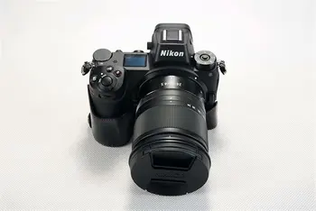 PU Kožené puzdro Polovicu tela nastaviť puzdro Grip pre Nikon Z6 Z7 brašna s akumulátorom Otvorenie