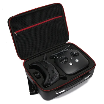 PU Nylon Drone Fotoaparát Boxy EVA Prenosný Úložný Vak puzdro, Tašky cez Rameno, pre DJI FPV Okuliare Drone