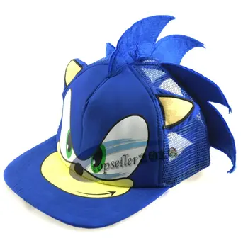 Pudcoco Roztomilý Chlapec Sonic The Hedgehog Cartoon Mládež Nastaviteľné Baseball Čiapka Čiapka Modrá Pre Chlapcov Hot Predaj