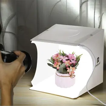 PULUZ Mini Photo Studio 20 cm Skladacia Svetlo Foto Stan Biela Prenosné Osvetlenie, Štúdio Streľba Box