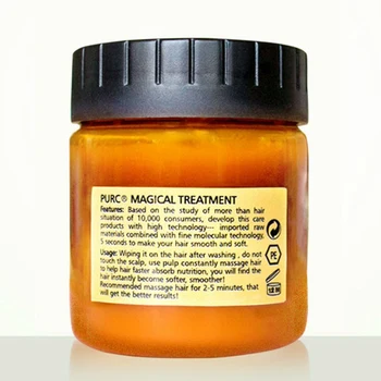 PURC Maska na Vlasy Magické keratín Hair Treatment Cream 5 Sekúnd Opravy Poškodenie vlasovej cibuľky Vlasové Tonikum Keratín Hair & vlasovej Pokožky