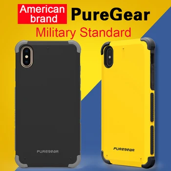 PureGear Shockproof Anti-Jeseň TPU Telefón púzdra Pre iphone x xr xs max Ochranné Silikónové PC Zadný Kryt