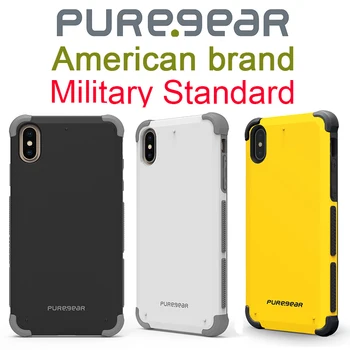PureGear Shockproof Anti-Jeseň TPU Telefón púzdra Pre iphone x xr xs max Ochranné Silikónové PC Zadný Kryt