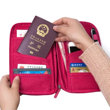 PURFAY Nový cestovný Pas, Cestovné Peňaženky Držiteľa Pasu Multi-Function Kreditnej Karty Balík, ID Dokumentu, Multi-Card Storage Pack Spojka