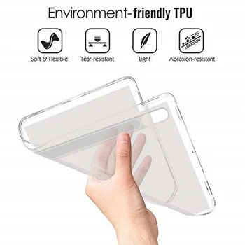 Puzdro pre Samsung Galaxy Tab S7 11 2020 T870 T875 Shell Mäkké Priehľadné Ochranné Tablet Kryt pre Samsung S7 Plus 12.4