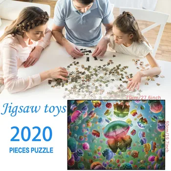 Puzzle 1000 Kus Veľké Puzzle Hra Zaujímavé Hračky Osobný Darček 2020 Puzzle Darček, Pre Dospelých, Deti Vzdelávacie Puzzle