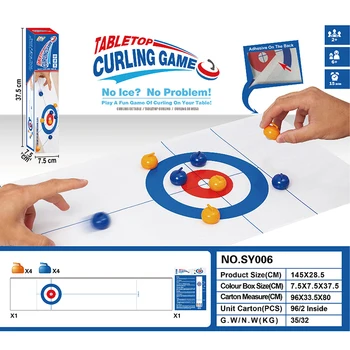 Puzzle Interaktívne Deti Stolové Hry Hračky Curling Loptu Deti Bowling Rodič-Dieťa Interaktívne Hry 1 Sada