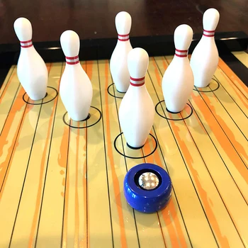 Puzzle Interaktívne Deti Stolové Hry Hračky Curling Loptu Deti Bowling Rodič-Dieťa Interaktívne Hry 1 Sada
