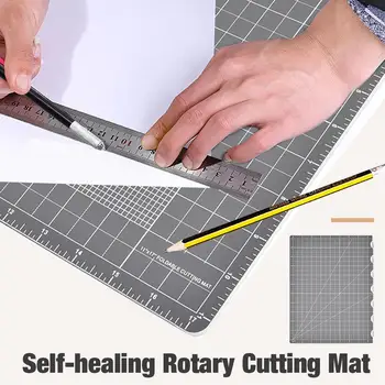 PVC Rezanie Mat Patchwork Cut Pad Príručka DIY Kožené Nástroj na Rezanie Palube obojstranné Self-healing Rezanie Pad