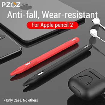 PZOZ Pre Apple Ceruzka 2 Prípad iPad Pro 2018 peračník Tablet Dotykový Stylus Pen Ochranný Kryt Puzdro Prenosné mäkký Silikónový Prípade