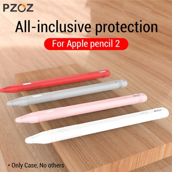 PZOZ Pre Apple Ceruzka 2 Prípad iPad Pro 2018 peračník Tablet Dotykový Stylus Pen Ochranný Kryt Puzdro Prenosné mäkký Silikónový Prípade