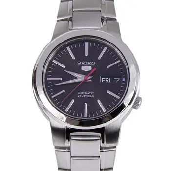 Pánske automatické hodinky Seiko 5 SNKA07K1 dial čierny remienok oceľ automatické pánske hodinky black dial náramok z nerezovej ocele