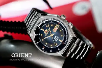 Pánske automatické potápačské hodinky Orient RA-AA0B03L SK Retro Legenda oceľový pás potápačov sledovať blue dial automatické pánske retro