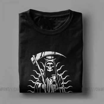 Pánske La Santa Muerte T Shirt Saint Smrti Goth Mexickej Smrti Muertos Matka Lebky Bavlna Krátke Sleeve Tee Tričko Vytlačené T-Shirts