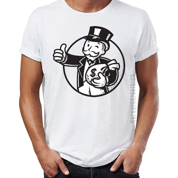 Pánske Tričko Peniaze Muž Trezoru Chlapec Spad Vtipné Kresby T-shirts Homme Grafické Topy & Tees O-Krku Camiseta