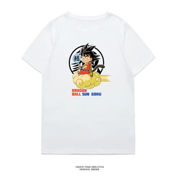 Pánske tričko v Lete Harajuku v Pohode Unisex Krátke Sleeve t shirt Japonské Anime Zábavné Goten Vytlačené Streetwear Plus veľkosť T-shirt