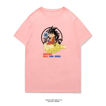 Pánske tričko v Lete Harajuku v Pohode Unisex Krátke Sleeve t shirt Japonské Anime Zábavné Goten Vytlačené Streetwear Plus veľkosť T-shirt