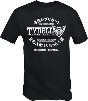 Pánske Tyrell Corporation T Shirt Harajuku Japonský list Tlač Fitness Tričko pre Mužov Vlastné