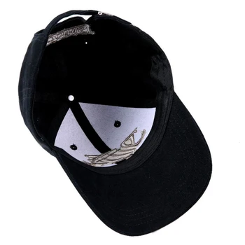 Pánsku šiltovku springhigh-end výšivky golfové spp šport voľný čas retro čiernu čiapku nastaviteľné umývateľný bavlna móda