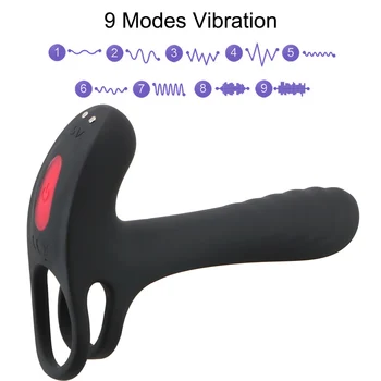 Pár Nástroje Penis Extender Srd Vibrátory Sexuálne Hračky Pre Mužov Muž Masturbator Cockring Rozšírenie Strapon Masér Sex Shop