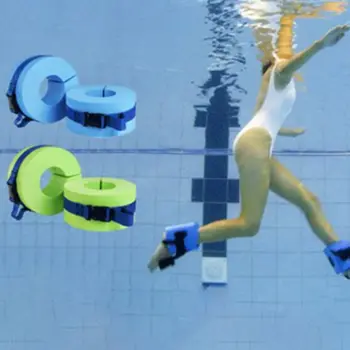 Pár Pena Plávať Vodné Putá Vodný Aerobik Float Krúžok Fitness Cvičenie Členky Zbraní Pásy S Rýchloupínacou Školenia