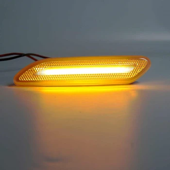 Pár Tečie Zase Signálne Svetlo LED Dynamický Bočné Obrysové Svetlo 12V Strane Repeater Lampa Panel Lampa Pre BMW Mini Cooper R60 R61 10-17