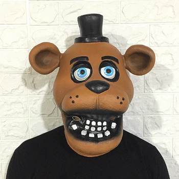 Päť Nocí v Freddyho 3 Latex Maska Halloween Kostým Party Výkon Zábavné Rekvizity Cartoon Masky