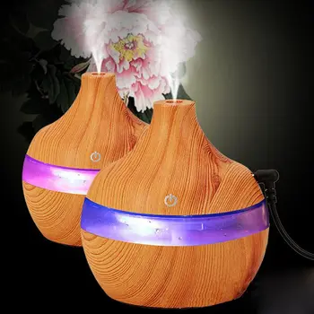 Póry dreva Aromaterapia USB Zvlhčovač Kvapôčky Vody na Čistenie Vzduchu esenciálny olej, aróma difuzér, Kreatívne domáce zrna