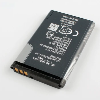 Pôvodná Vysoká Kapacita batérie BL-5C Li-ion Náhradné Batérie Pre Nokia 3100 N70, N72 5130 7610 6030