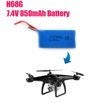 Pôvodné 7.4 V 1000mAh Lipo Batérie pre JJRC H68G A20G GPS RC Quadcopter Príslušenstvo Drone Náhradné Diely, 3 v 1, USB Nabíjací Kábel