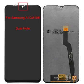 Pôvodné A10 LCD Samsung Galaxy A10 A105 A105F SM-A105F 2019 LCD S Rámom 6.22 Palcový Displej A105F Dotykový Displej Časti