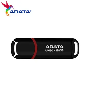 Pôvodné ADATA USB 3.2 Flash UV150 16GB 32GB 64GB 128 GB Vysoká Rýchlosť Mini Prenosné Tlačidlo kl ' úč S ozdobná šnúrka na uniforme USB Disku Pre PC