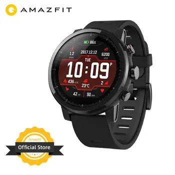 Pôvodné Amazfit Stratos Smartwatch Smart Hodinky Bluetooth GPS Kalórií Srdcový Monitor 50M Vodotesný pre Android iOS Telefón