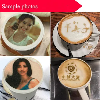 Pôvodné EVEBOT farba kávy tlačiarne, Wifi pripojenie, automatický selfie biscuit kávy potravín tlačiareň bezplatné atramentové kazety