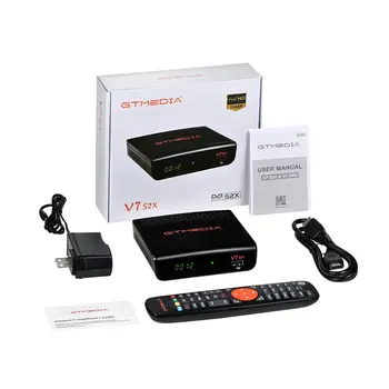 Pôvodné GTMedia V7 S2X Satelitná TV Prijímač DVB-S2 Full HD 1080P + USB WIFI Upgrade TÝM, Freesat V7S HD Dekodér č zahrnuté aplikácie