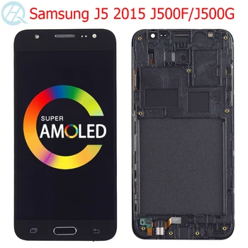 Pôvodné J500F LCD Samsung Galaxy J2 Displej S Rámom 5.0