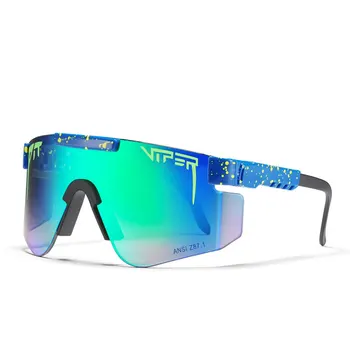 Pôvodné Jamy Viper Šport google TR90 Polarizované slnečné Okuliare pre Mužov, Ženy Vonkajšie vetru okuliare UV Zrkadlový objektív Oculos