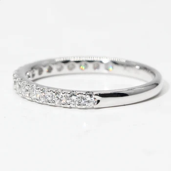 Pôvodné Klasické AAA CZ Zirkón Prst Prsteň Reálne Pevné 925 Sterling Silver Prstene pre Ženy Zapojenie Šperky