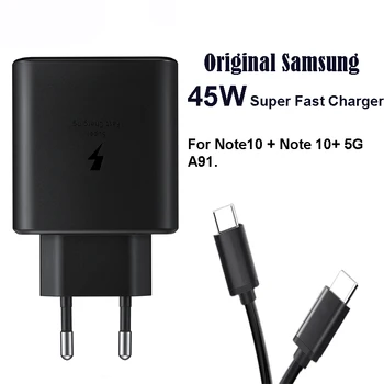 Pôvodné maximálne 45 w USB-C Super Adaptívne Rýchle Nabíjanie Nabíjačky EP-TA845 Pre Samsung Galaxy Note 20 Ultra Note10Plus A91 Note10+ A51 A71
