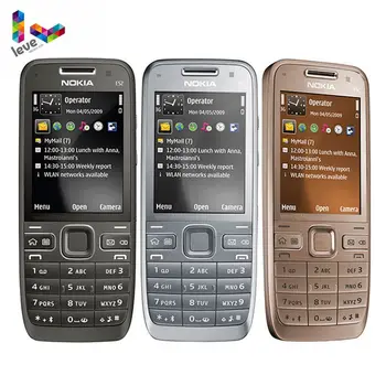 Pôvodné Odomknúť Nokia E52 GSM Smartphony, WIFI, Bluetooth, GPS, 3.2 MP Podporu ruskej&arabské Klávesnice Mobilného Telefónu