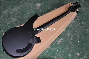 Pôvodné priame 5 string aktívne pickup electric bass matte black bass gitara ľavej strane môže byť prispôsobený pre dopravu zdarma
