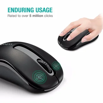 Pôvodné Rapoo Bezdrôtová Myš Optická 2.4 G Spoľahlivé 1000DPI Mini Myš Pre Počítač, Notebook Ploche Hranie hier zadarmo, myši, podložky
