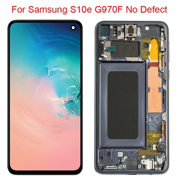 Pôvodné S10e s LCD Samsung Galaxy S10e G970A Displej S Rámom 2280*1080 Super AMOLED Galaxy S10e SM-G970F LCD Dotykový Displej