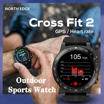 Pôvodné Severnom OKRAJI GPS Smart Hodinky Mužov Kompas Atmosférických Bluetooth Hovor Športové Hodinky Výška Monitora Cross Fit 2 Smartwatch