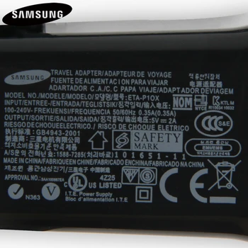 Pôvodné Tablet Nabíjačka ETA-P11X Pre Samsung Galaxy Tab 2 Tablet 7/8.9 /10.1